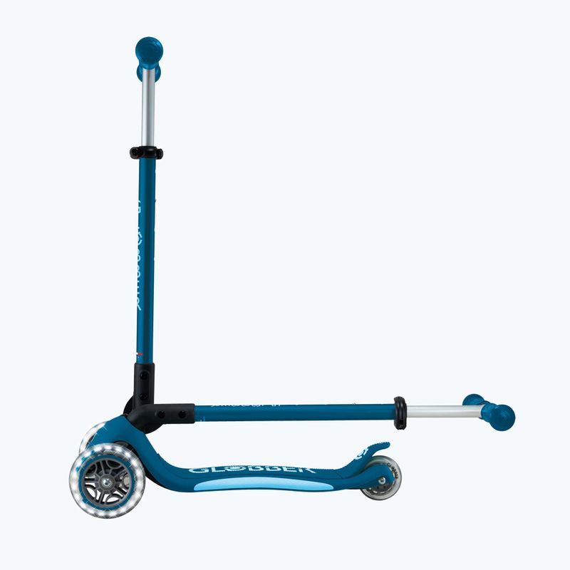 Hulajnoga trójkołowa dziecięca Globber Primo Foldable Plus Lights petrol blue 7