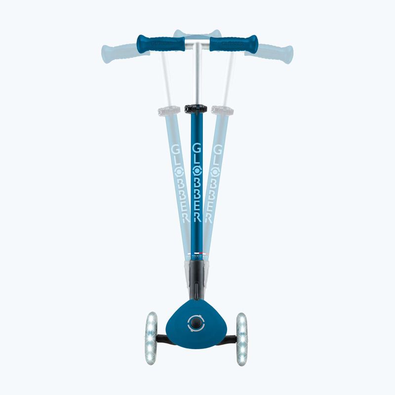 Hulajnoga trójkołowa dziecięca Globber Primo Foldable Plus Lights petrol blue 9