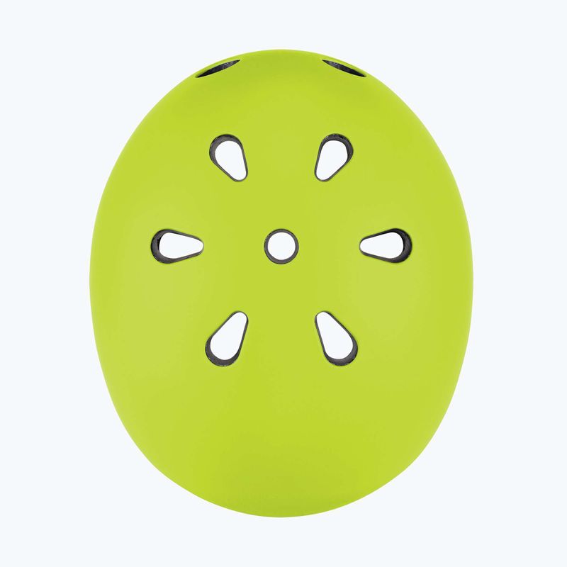 Kask dziecięcy Globber Go.Up Lights lime green 5