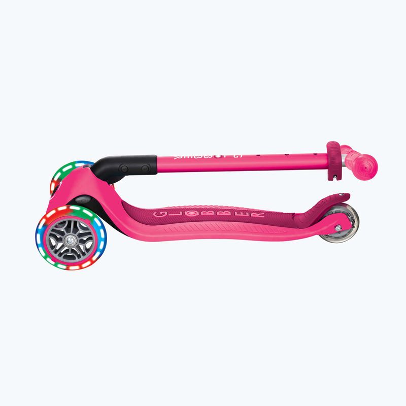 Hulajnoga trójkołowa dziecięca Globber Primo Foldable Lights fuchsia 8