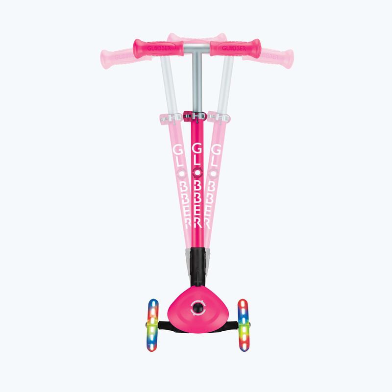 Hulajnoga trójkołowa dziecięca Globber Primo Foldable Lights fuchsia 11