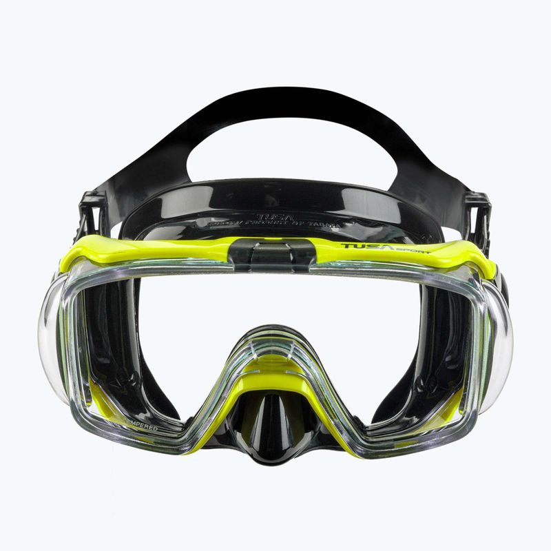 Zestaw do nurkowania TUSA Visio Tri-Ex UC-3125 yellow/black 2