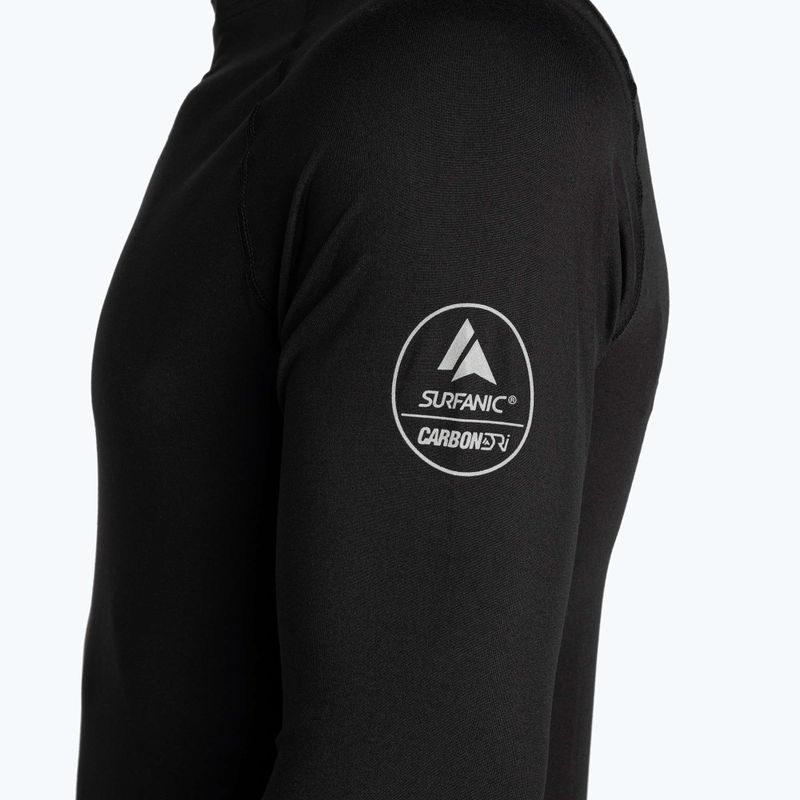 Bluza termoaktywna męska Surfanic Bodyfit Crewneck black 6