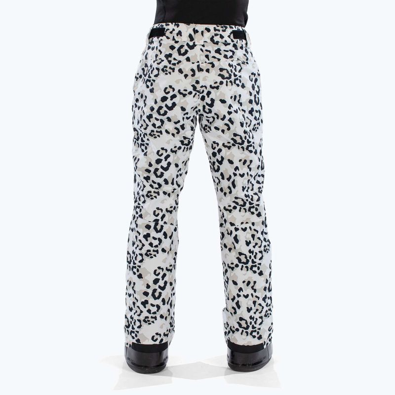Spodnie snowboardowe damskie Surfanic Glow Animal Camo white 2