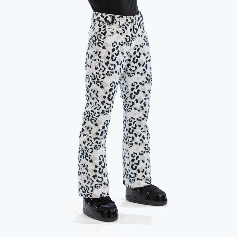 Spodnie snowboardowe damskie Surfanic Glow Animal Camo white 4