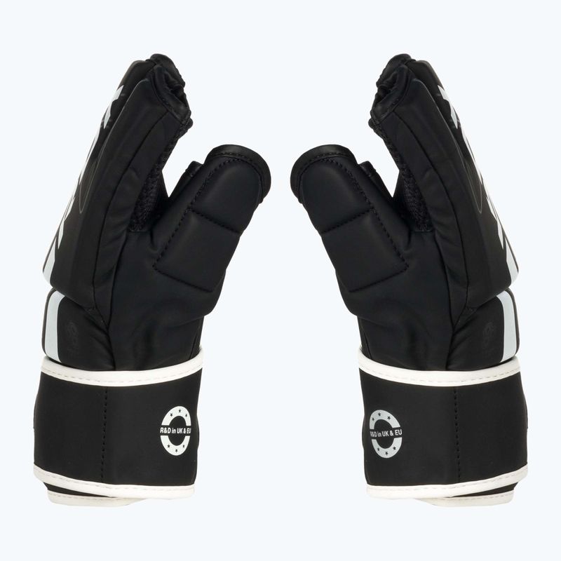 Rękawice grapplingowe RDX Grappling F6 matte white 4