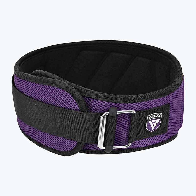 Pas do podnoszenia ciężarów RDX Rx4 Weightlifting Belt purple 3