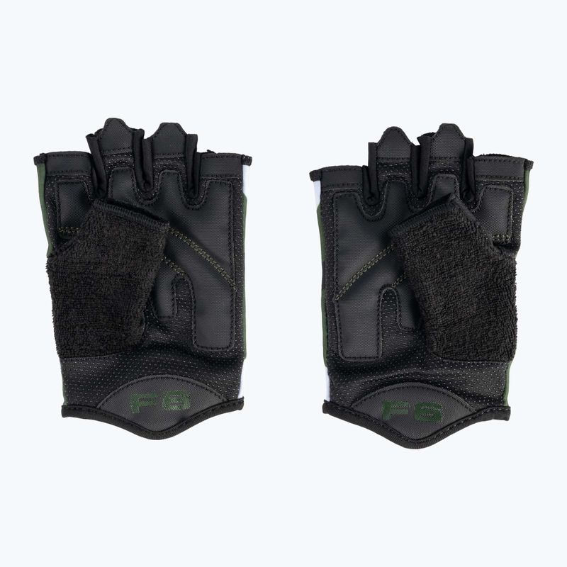 Rękawiczki treningowe RDX Sublimation F6 black/green 3