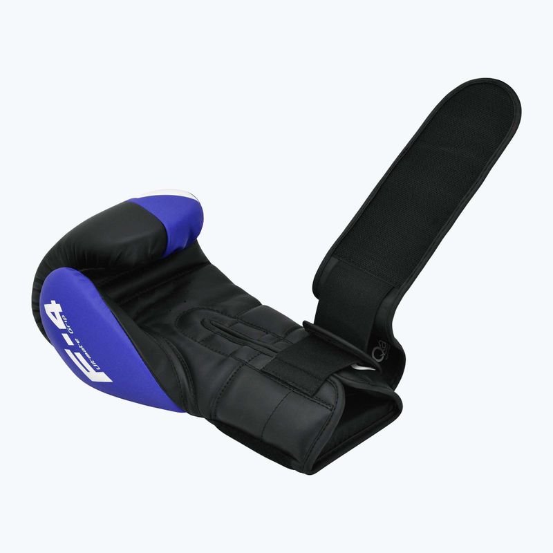 Rękawice bokserskie RDX REX F4 blue/black 5