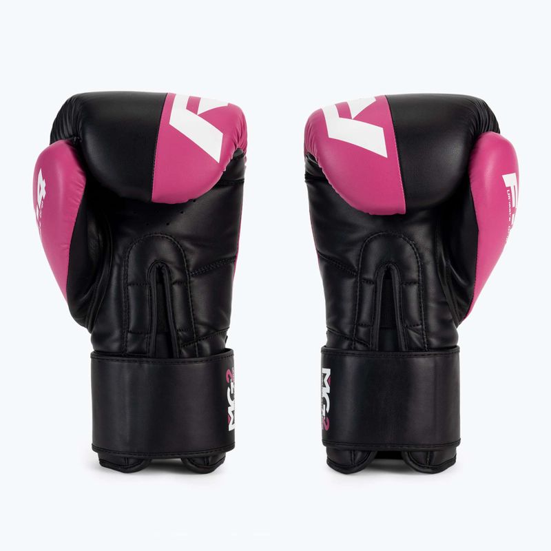 Rękawice bokserskie RDX REX F4 pink/black 3