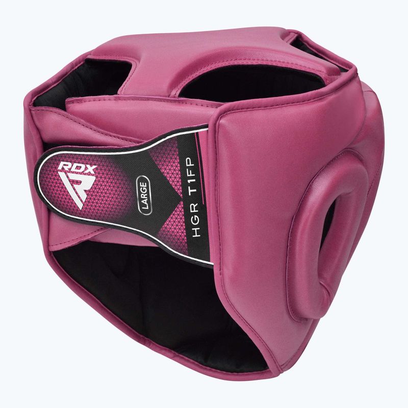 Kask bokserski RDX Guard Grill T1 pink 5