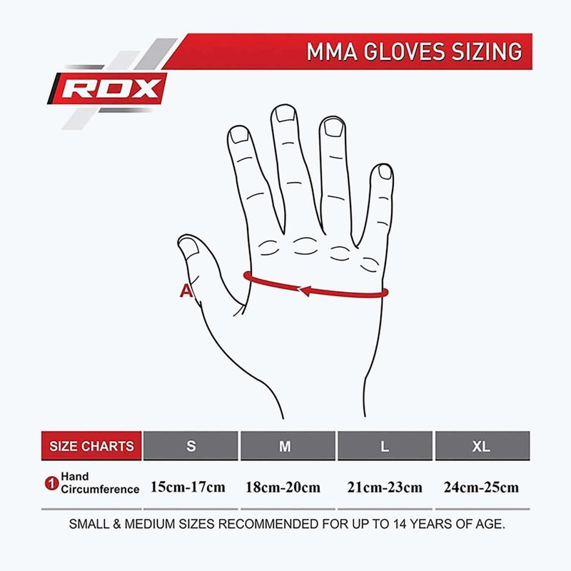 Rękawice grapplingowe RDX Grappling Glove REX T6 Plus yellow 9