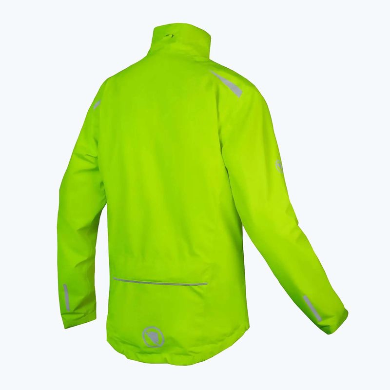 Kurtka rowerowa męska Endura Hummvee Waterproof hi-viz yellow 7