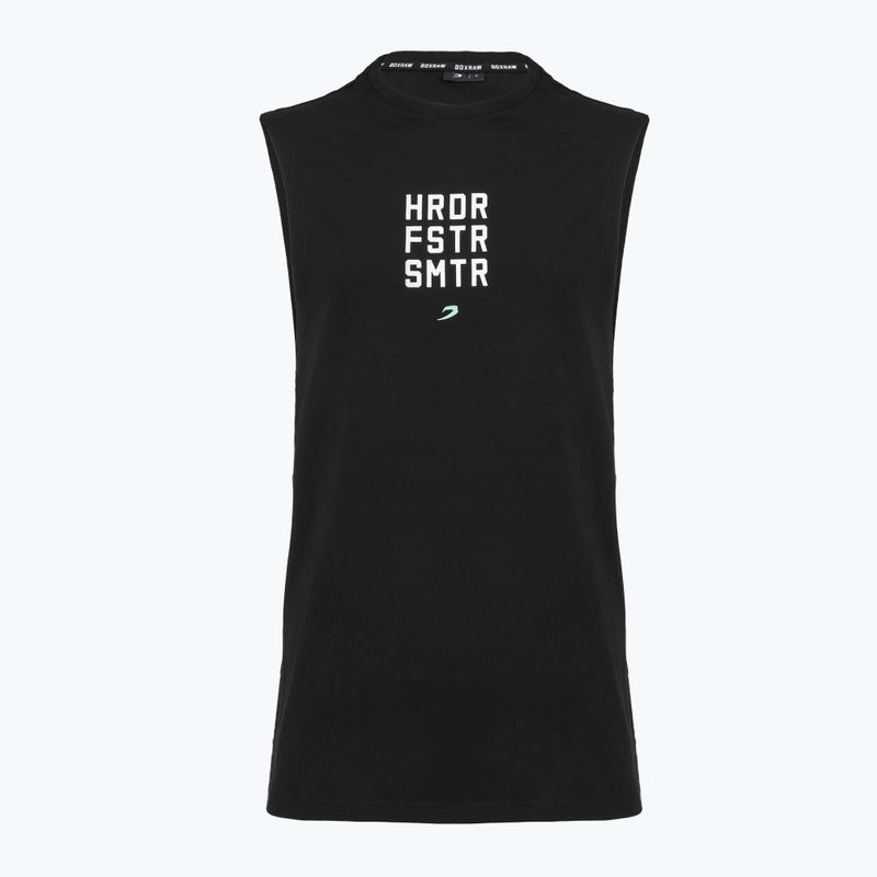 Koszulka męska Boxraw HRDR FSTR SMTR Muscle Tank black 7