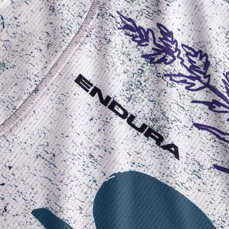 Koszulka rowerowa damska Endura Singletrack Print W aero blue 10