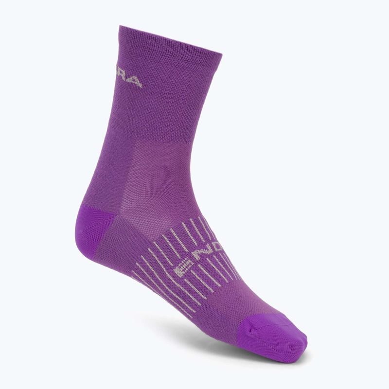 Skarpety damskie Endura Coolmax Race 3 pary W end purple 3
