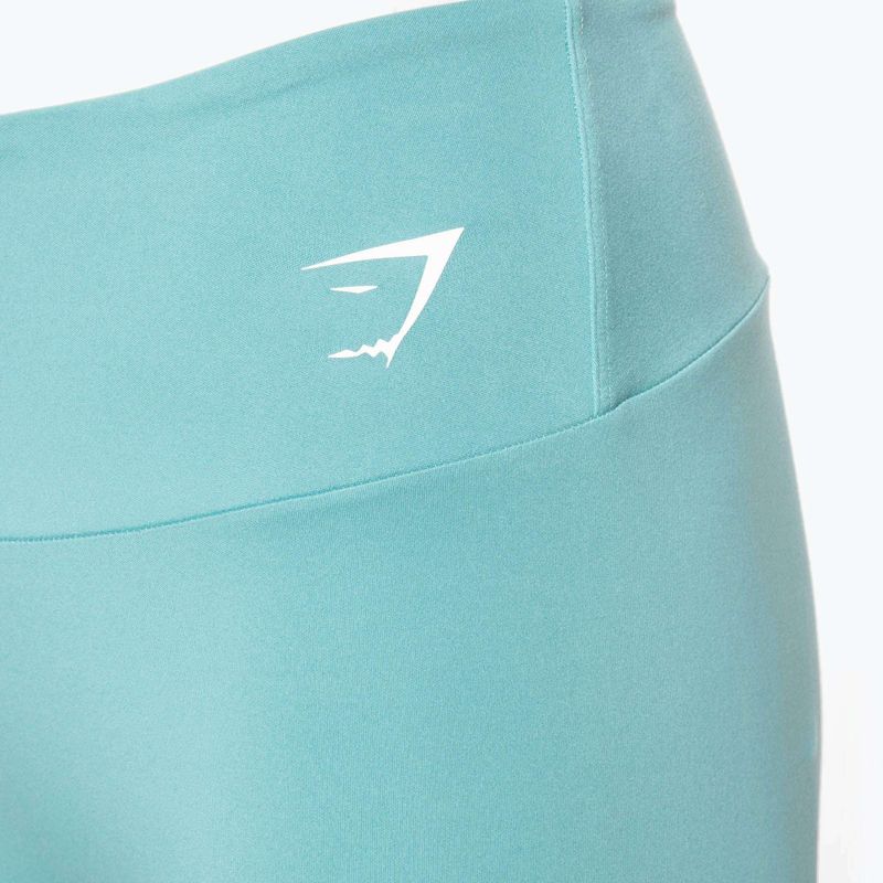 Legginsy treningowe damskie Gymshark Training Cropped teal 3