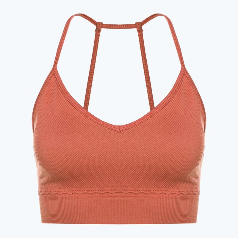 Biustonosz treningowy Gymshark Studio Sports earth orange 5