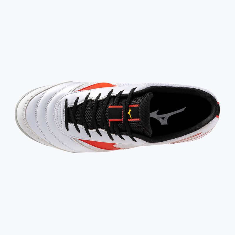 Buty piłkarskie dziecięce Mizuno MRL Sala Club TF Jr white/radiant red 10