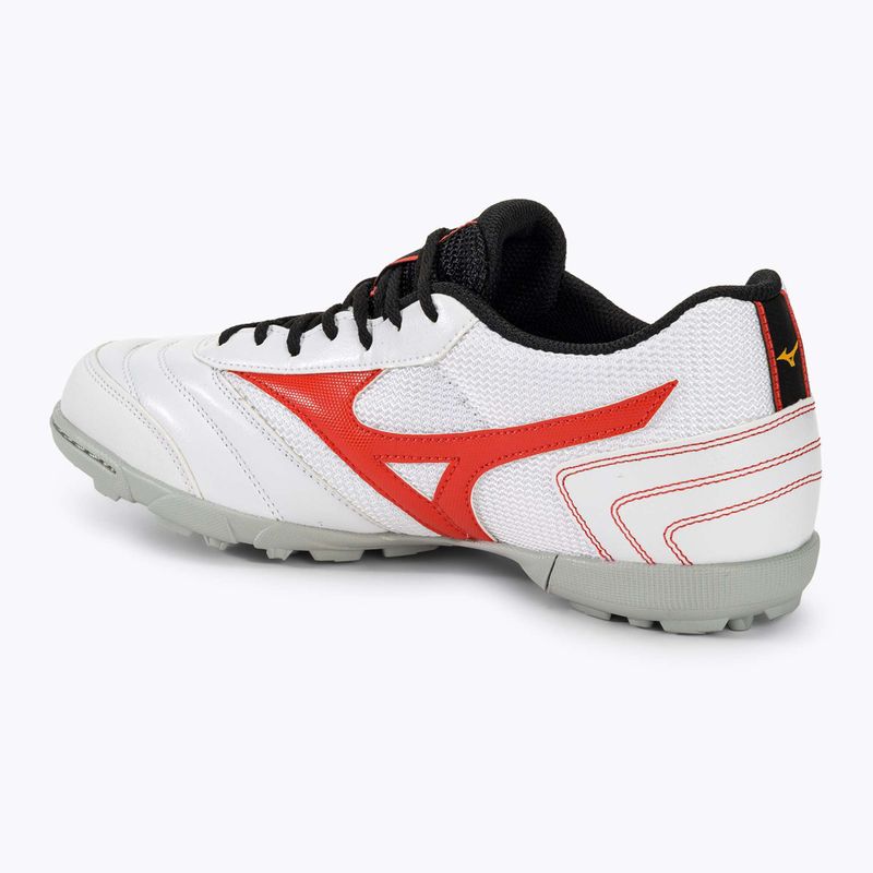 Buty piłkarskie dziecięce Mizuno MRL Sala Club TF Jr white/radiant red 3