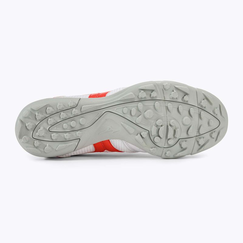 Buty piłkarskie dziecięce Mizuno MRL Sala Club TF Jr white/radiant red 4