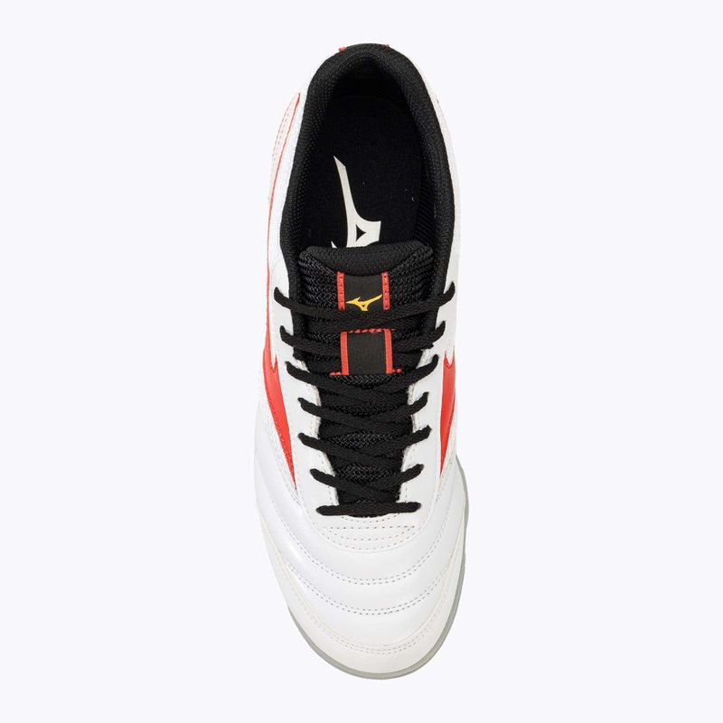 Buty piłkarskie dziecięce Mizuno MRL Sala Club TF Jr white/radiant red 5