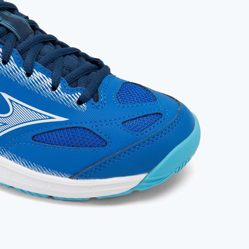 Buty do piłki ręcznej dzieciięce Mizuno Stealth Star 2 Jr mugen blue/white/estate blue 7
