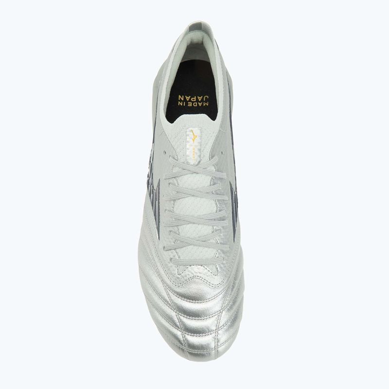 Buty piłkarskie męskie Mizuno Morelia Neo IV β Japan Fg galaxy silver/8605c/coolgray3c 5