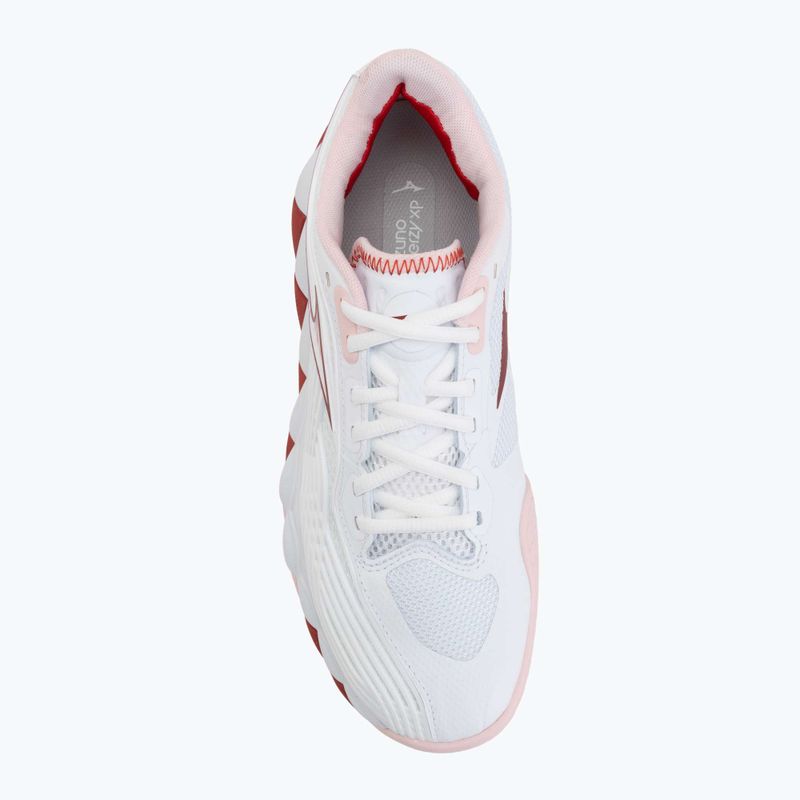 Buty do tenisa damskie Mizuno Wave Enforce Tour 2 CC white/pinkesque/barbados/cherr 5