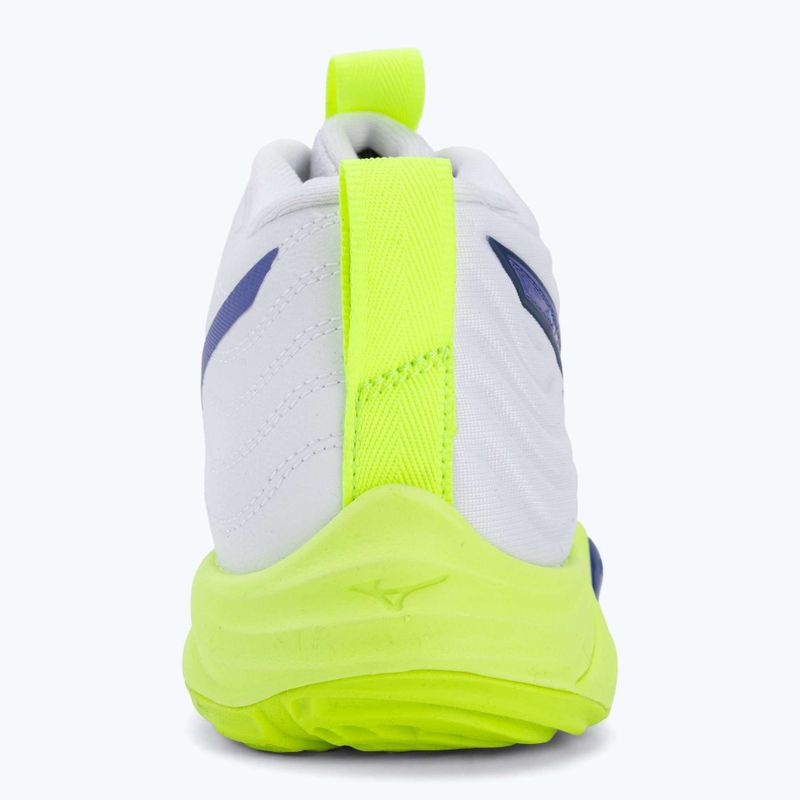 Buty do siatkówki Mizuno Wave Momentum Elite Mid white/lightning yellow/dazzling blue 6