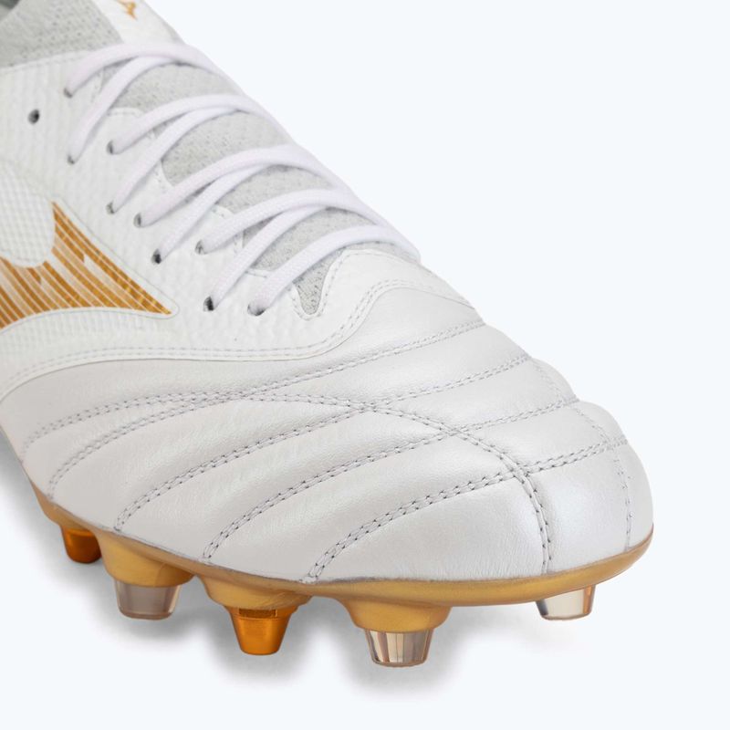 Buty piłkarskie Mizuno Morelia Neo IV Beta Elite Mix white/mp gold/cool gray 3c 7