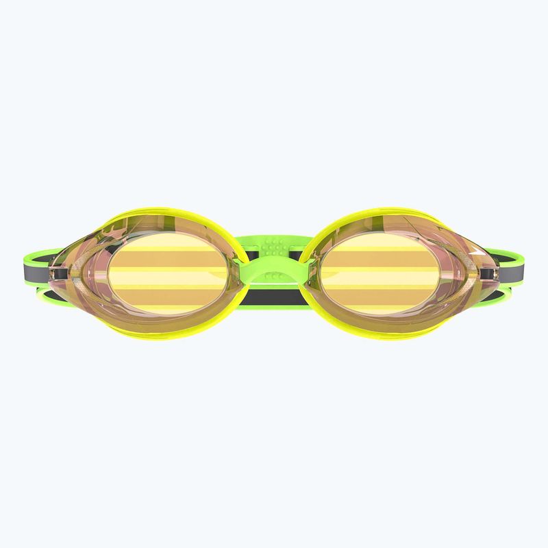 Okulary do pływania Speedo Vanquisher 3.0 Mirrored hyper yellow/grey/ablaze mirror 2