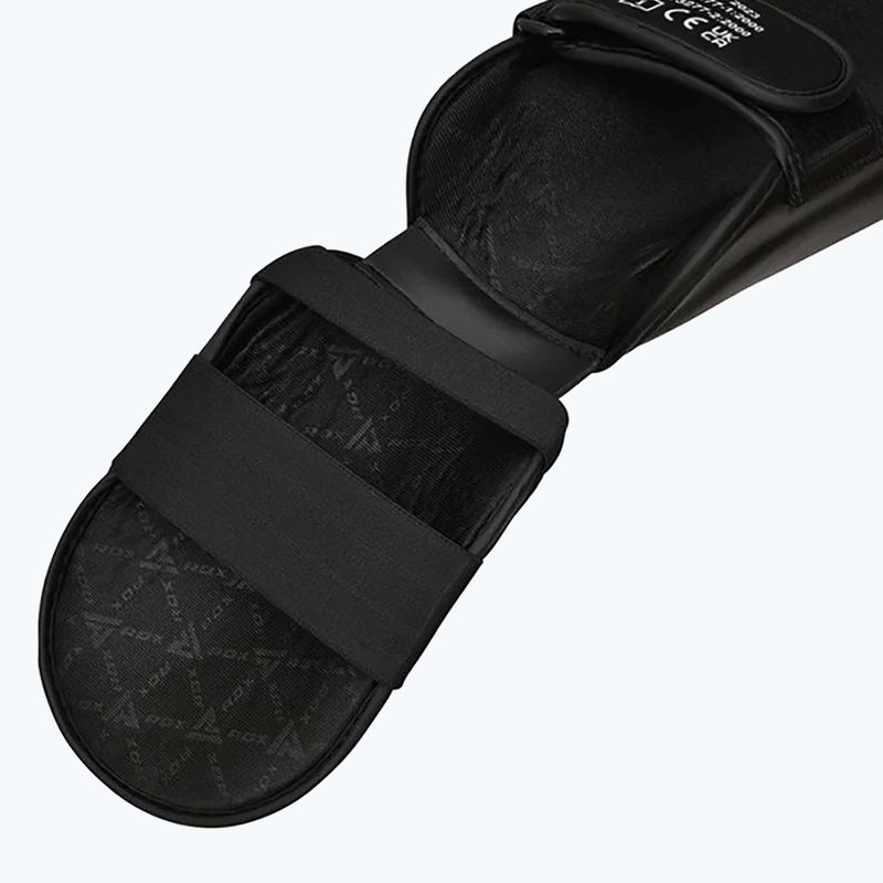 Ochraniacze piszczeli i stóp RDX T1 Shin Instep Guards black 8