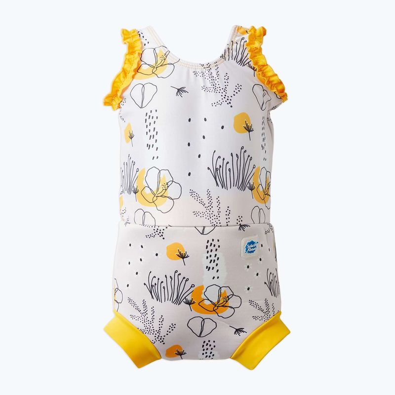 Strój kąpielowy jednoczęściowy dziecięcy z pieluszką Splash About Happy Nappy flowe meadow 2