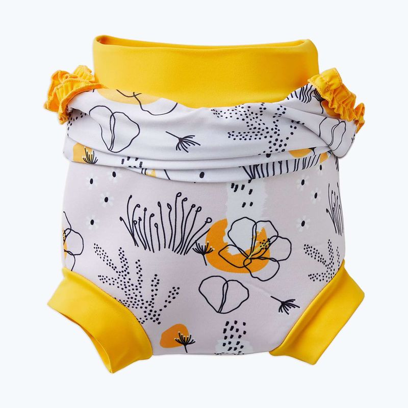 Strój kąpielowy jednoczęściowy dziecięcy z pieluszką Splash About Happy Nappy flowe meadow 3
