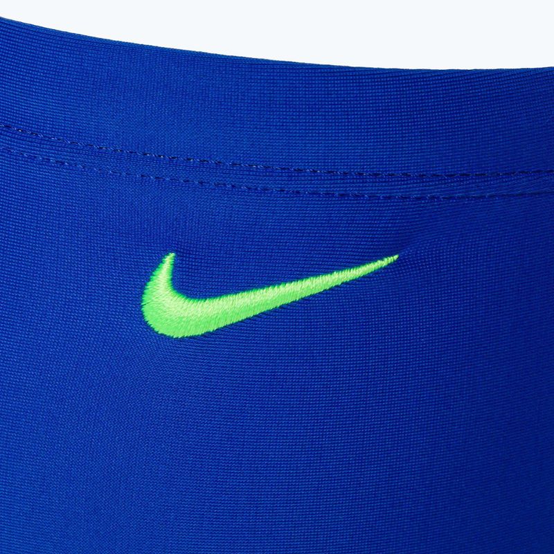 Bokserki kąpielowe dziecięce Nike Multi Logo Square Leg game royal 4