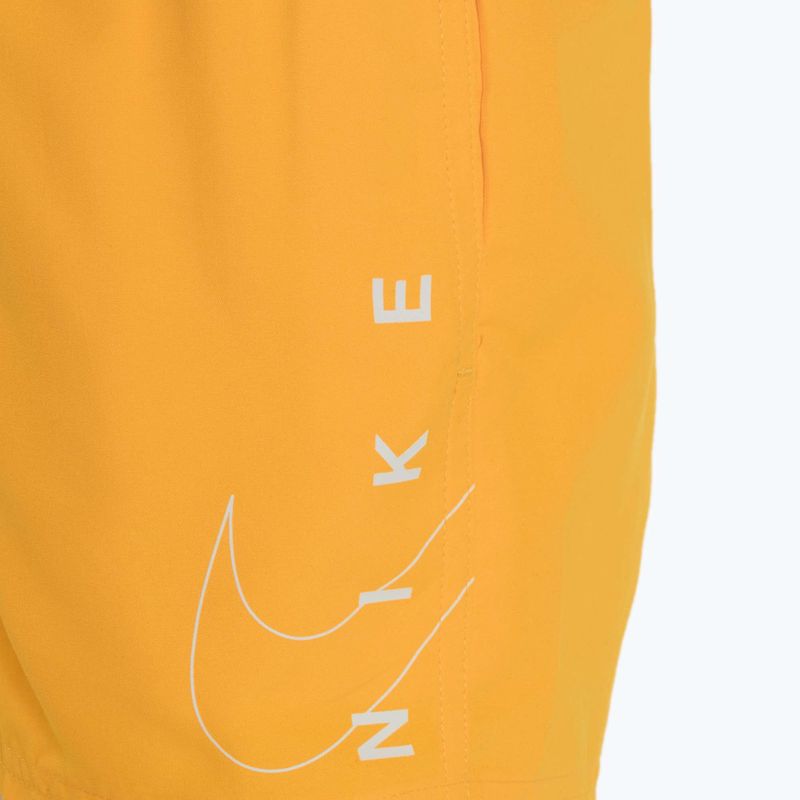 Szorty kąpielowe dziecięce Nike Split Logo 4" Volley laser orange 3