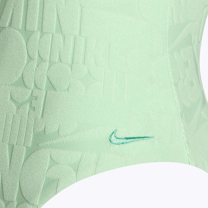 Strój pływacki jednoczęściowy damski Nike Retro Flow T-Back vapor green 3