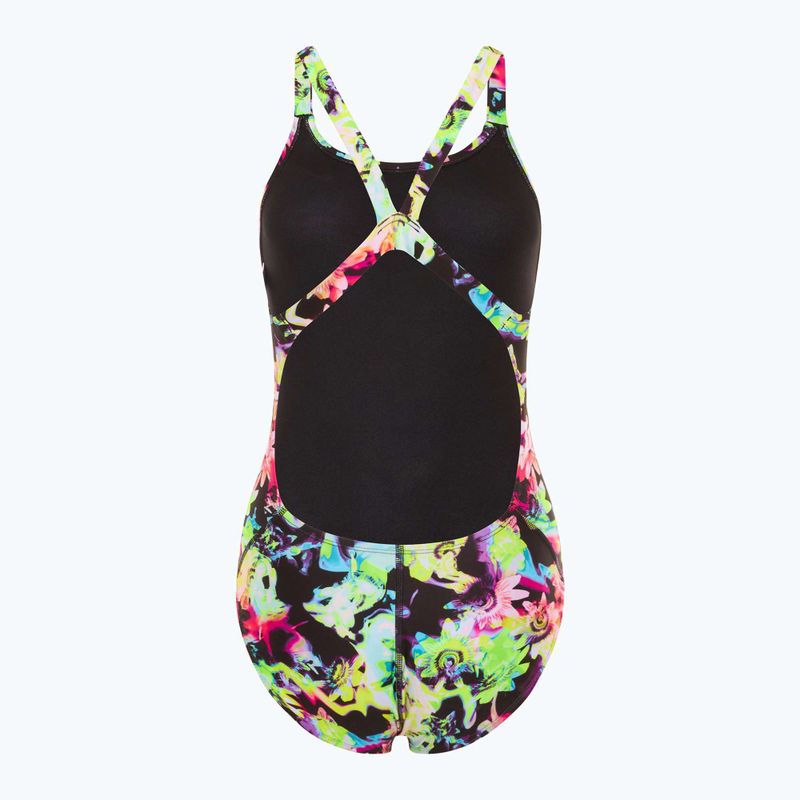 Strój pływacki jednoczęściowy damski Nike Hydrastrong Multi Print Fastback rainbow 2