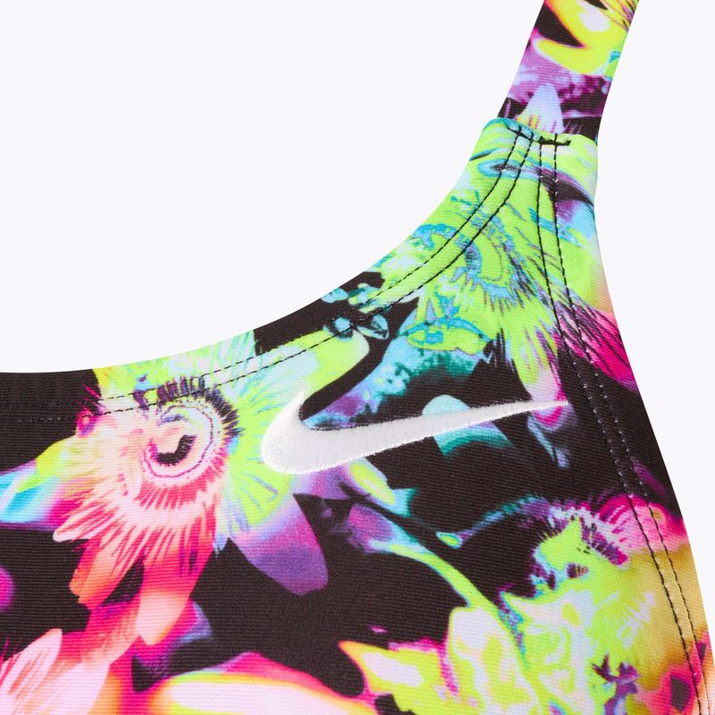 Strój pływacki jednoczęściowy damski Nike Hydrastrong Multi Print Fastback rainbow 3