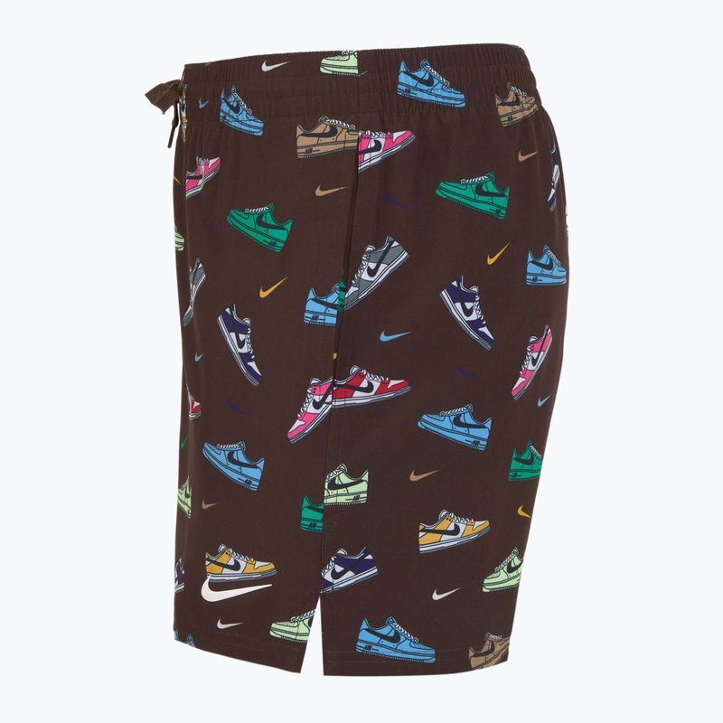 Szorty kąpielowe męskie Nike Multi Print 5" Volley baroque brown 7
