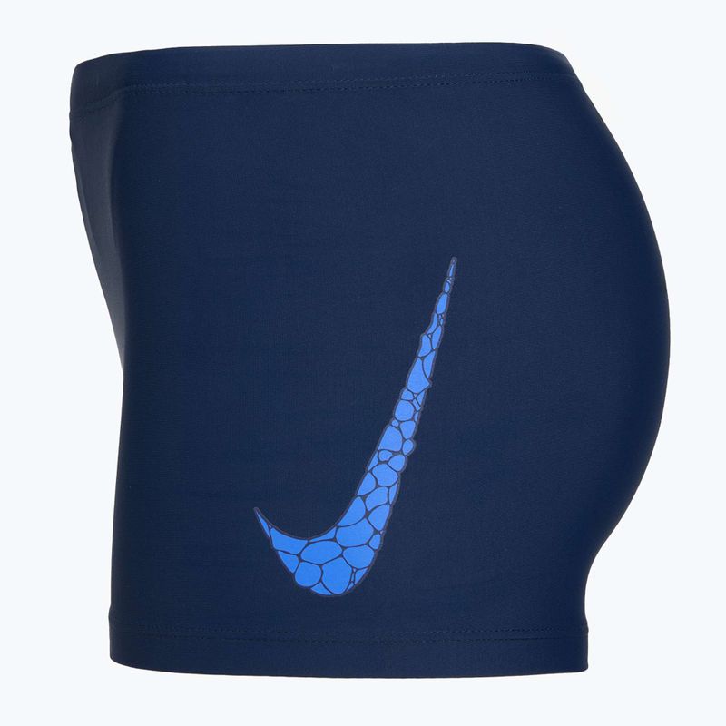 Kąpielówki pływackie Nike Logo Graphic Square Leg midnight navy 3