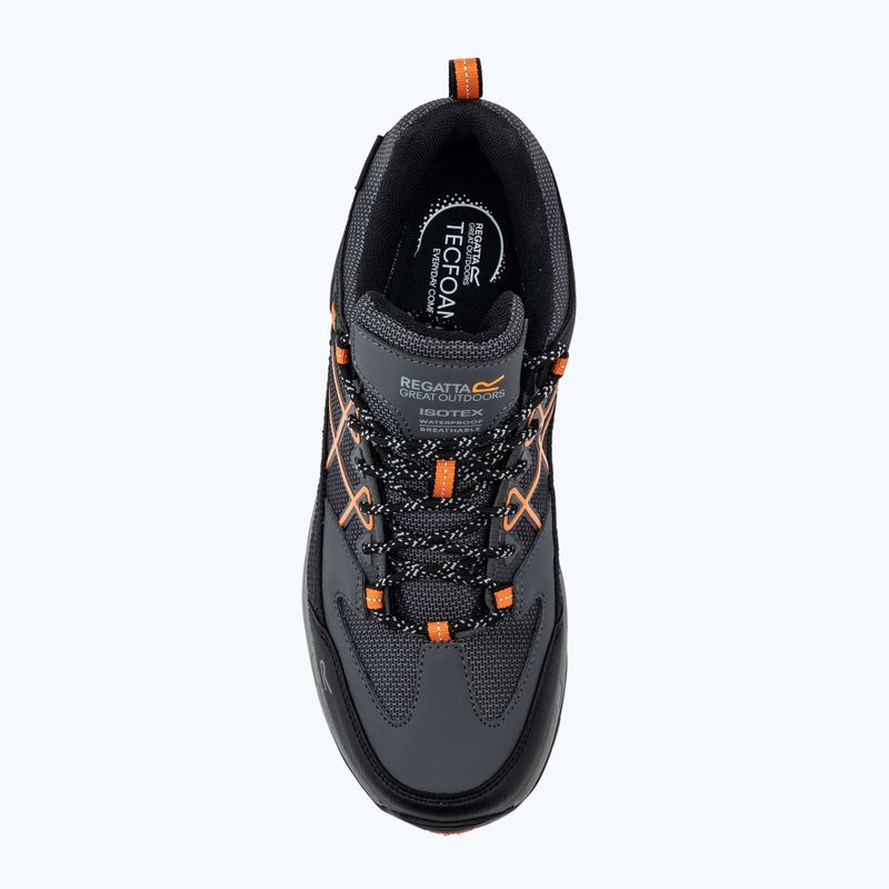 Buty trekkingowe męskie REGATTA Samaris III Low granite/blaze orange 5