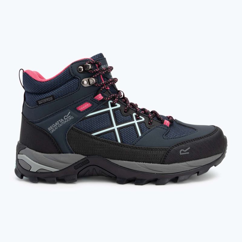 Buty trekkingowe damskie REGATTA Samaris III navy/pink 2