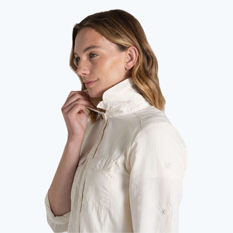 Koszula damska Craghoppers NosiLife Adventure Long Sleeved Shirt III sea salt 5