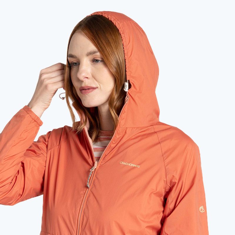 Kurtka przeciwwiatrowa damska Craghoppers NosiLife Rosa Reversible red sandstone/clay 5