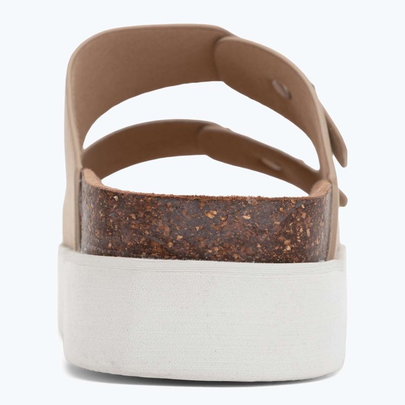 Klapki damskie O'Neill Sandy Platform Slider Low tan 6