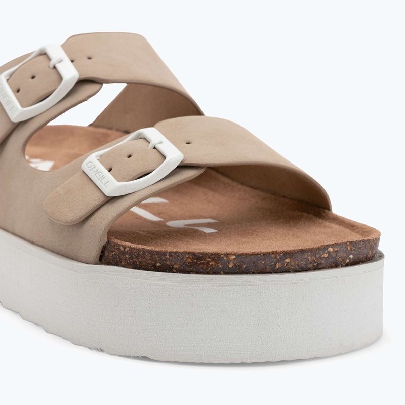 Klapki damskie O'Neill Sandy Platform Slider Low tan 7