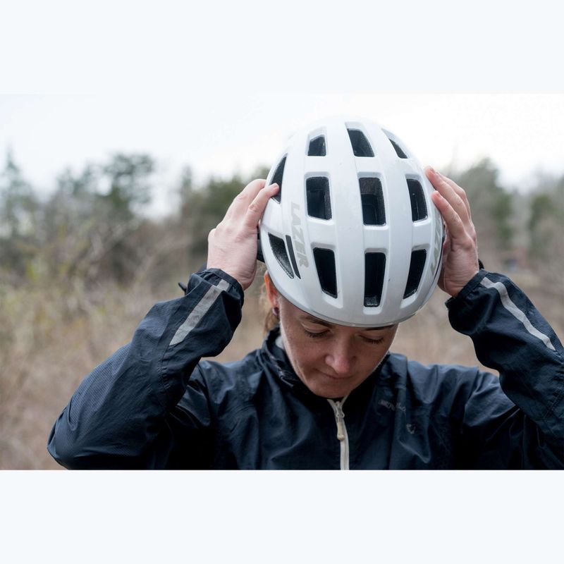 Kask rowerowy Lazer Codax KinetiCore + net matte full white 7