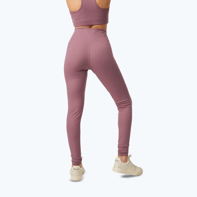 Legginsy treningowe damskie Girlfriend Collective Rib pewter 3